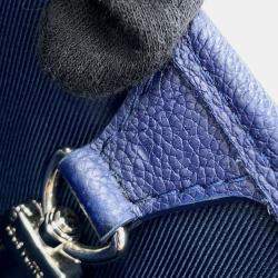  Louis Vuitton Trolley Blue Monogram Bandana Tote Bag