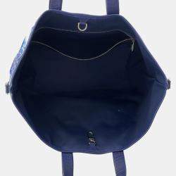  Louis Vuitton Trolley Blue Monogram Bandana Tote Bag