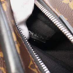 Louis Vuitton Josh Nv Monogram Macassar Backpack Coated Canvas Leather Brown Black