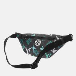 Louis Vuitton Monogram Eclipse Discovery Bum Bag Pm Graffiti Design Black Canvas Body