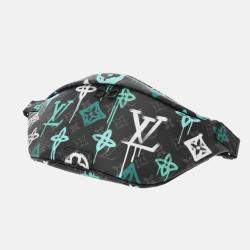 Louis Vuitton Monogram Eclipse Discovery Bum Bag Pm Graffiti Design Black Canvas Body
