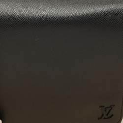 Louis Vuitton Black Taiga Leather District PM Bag