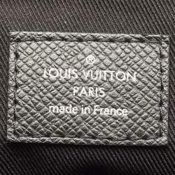 Louis Vuitton Black Taiga Leather District PM Bag