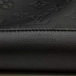 Louis Vuitton Black Coated Canvas Shadow Duo Slingback