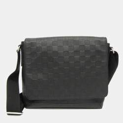 Louis Vuitton Damier Infini District PM Shoulder Bag Onyx
