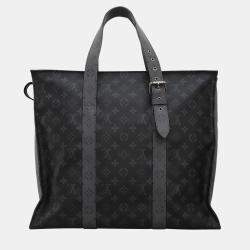 Louis Vuitton New Cabas Zippe Bag Reverse Monogram Eclipse Canvas GM