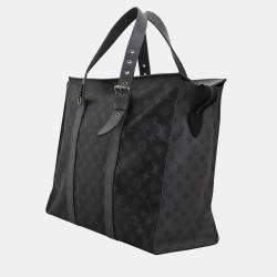 Louis Vuitton New Cabas Zippe Bag Reverse Monogram Eclipse Canvas GM
