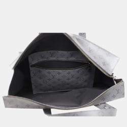 Louis Vuitton New Cabas Zippe Bag Reverse Monogram Eclipse Canvas GM
