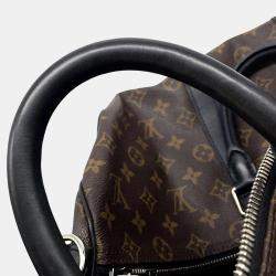 Louis Vuitton Keepall Bandoulière 45 Brown Monogram Macassar Canvas Bag