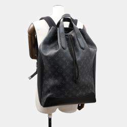 Louis Vuitton Explorer Noir Monogram Eclipse Canvas Backpack