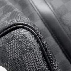 Louis Vuitton Keepall Bandoulière 45 Noir Damier Graphite Canvas Bag