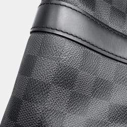 Louis Vuitton Keepall Bandoulière 45 Noir Damier Graphite Canvas Bag