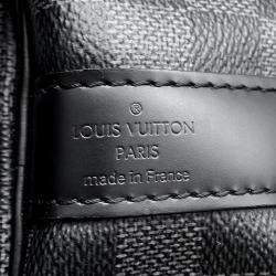 Louis Vuitton Keepall Bandoulière 45 Noir Damier Graphite Canvas Bag