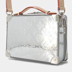 Louis Vuitton Handle Soft Trunk Silver Monogram Mirror