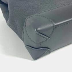 Louis Vuitton Taurillon Monogram Steamer Pm Bag Crossbody Handbag Leather Noir Black