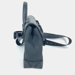 Louis Vuitton Taurillon Monogram Steamer Pm Bag Crossbody Handbag Leather Noir Black
