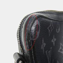 Louis Vuitton Bag Shoulder Monogram Eclipse Trio Black Gray