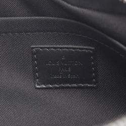 Louis Vuitton Alpha Shoulder Bag Coated Canvas Leather Monogram Eclipse Black