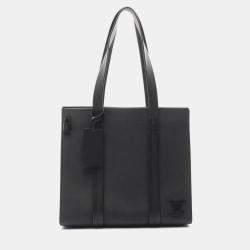 Louis Vuitton Take Off Tote Bag Leather Aerogram Black