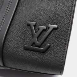 Louis Vuitton Take Off Tote Bag Leather Aerogram Black