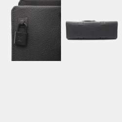 Louis Vuitton Take Off Tote Bag Leather Aerogram Black