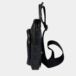 Louis Vuitton Avenue Sling PM Black Monogram Eclipse Canvas Body Bag