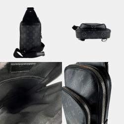 Louis Vuitton Avenue Sling PM Black Monogram Eclipse Canvas Body Bag
