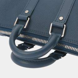 Louis Vuitton Keepall XS Aerogram Blue Taurillon Leather Handbag