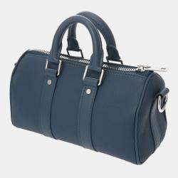 Louis Vuitton Keepall XS Aerogram Blue Taurillon Leather Handbag