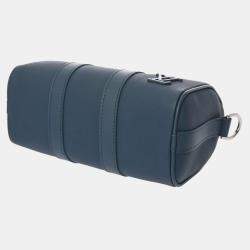 Louis Vuitton Keepall XS Aerogram Blue Taurillon Leather Handbag