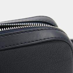 Louis Vuitton Fastline Navy Leather Aerogram Shoulder Bag 