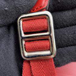 Pre Owned Louis Vuitton Christopher Red Epi Leather Size Pm