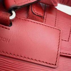 Pre Owned Louis Vuitton Christopher Red Epi Leather Size Pm