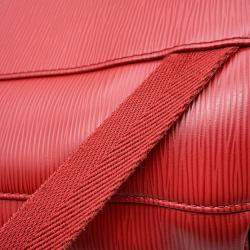 Pre Owned Louis Vuitton Christopher Red Epi Leather Size Pm