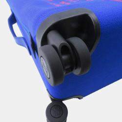 Pre Owned Louis Vuitton Horizon Blue Monogram Knit Travel Bag