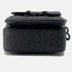 Louis Vuitton Spadlock Vertical Wearable Wallet Noir Monogram Taurillon