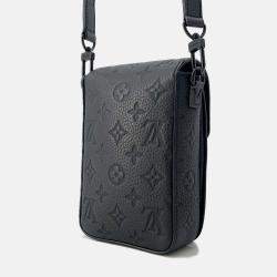 Louis Vuitton Spadlock Vertical Wearable Wallet Noir Monogram Taurillon