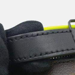 Louis Vuitton Christopher Wearable Wallet Noir/Neon Yellow Monogram Macassar Canvas