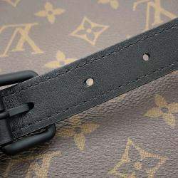 Louis Vuitton Christopher Wearable Wallet Noir/Neon Yellow Monogram Macassar Canvas