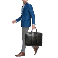 Pre Owned Louis Vuitton Black Epi Leather Porte Documents Voyage GM Bag
