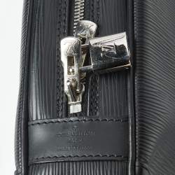 Pre Owned Louis Vuitton Black Epi Leather Porte Documents Voyage GM Bag