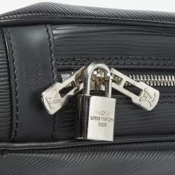 Pre Owned Louis Vuitton Black Epi Leather Porte Documents Voyage GM Bag