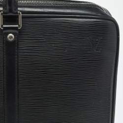 Pre Owned Louis Vuitton Black Epi Leather Porte Documents Voyage GM Bag