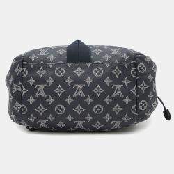 Pre Owned Louis Vuitton Discovery Backpack Navym43693 Monogram Ink