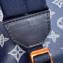 Pre Owned Louis Vuitton Discovery Backpack Navym43693 Monogram Ink