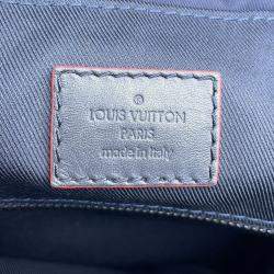 Pre Owned Louis Vuitton Discovery Backpack Navym43693 Monogram Ink