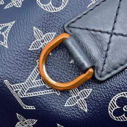 Pre Owned Louis Vuitton Discovery Backpack Navym43693 Monogram Ink