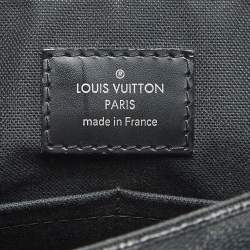 مملوكة مسبقًا حقيبة لويس فيتون ديستريكت قماش داميير جرافيت PM