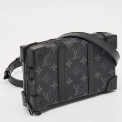 Pre Owned حقيبة لويس فويتون سوفت ترنك واليت كانفاس مونوجرام إكليبس وجلد