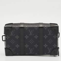 Pre Owned حقيبة لويس فويتون سوفت ترنك واليت كانفاس مونوجرام إكليبس وجلد